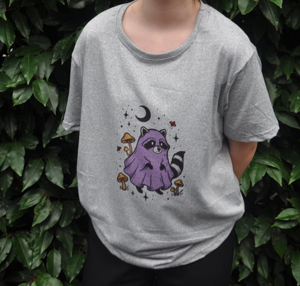 Ghost Racoon T-shirt