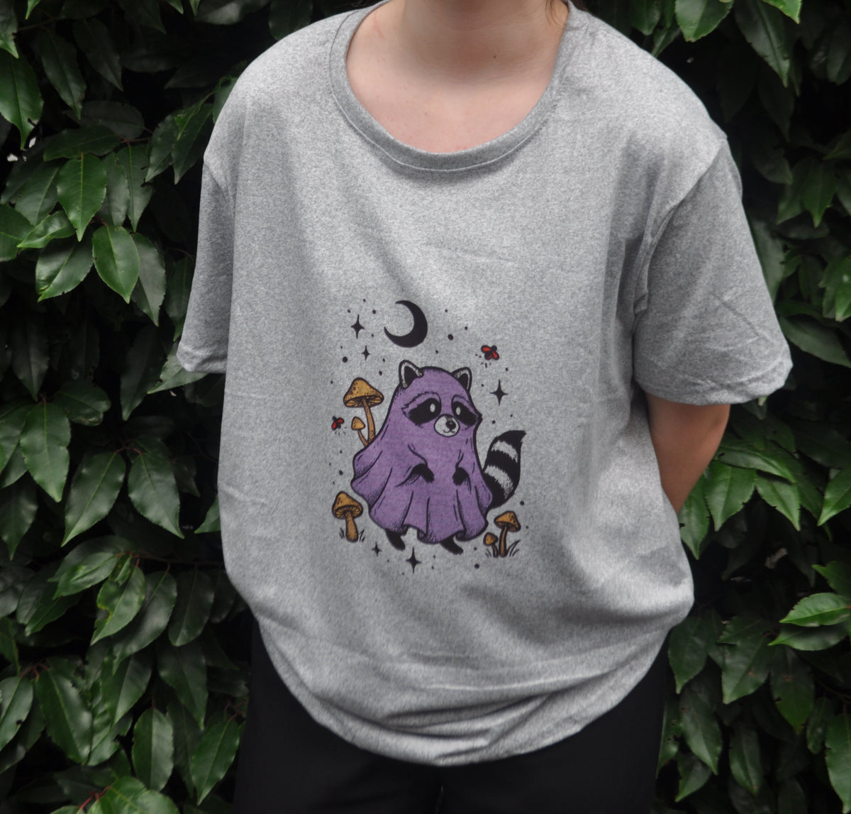 Ghost Racoon T-shirt