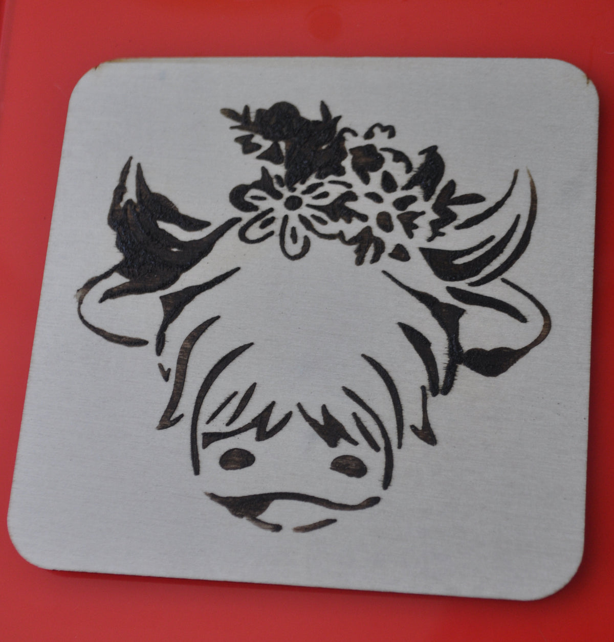 Highland Cow Coasters
