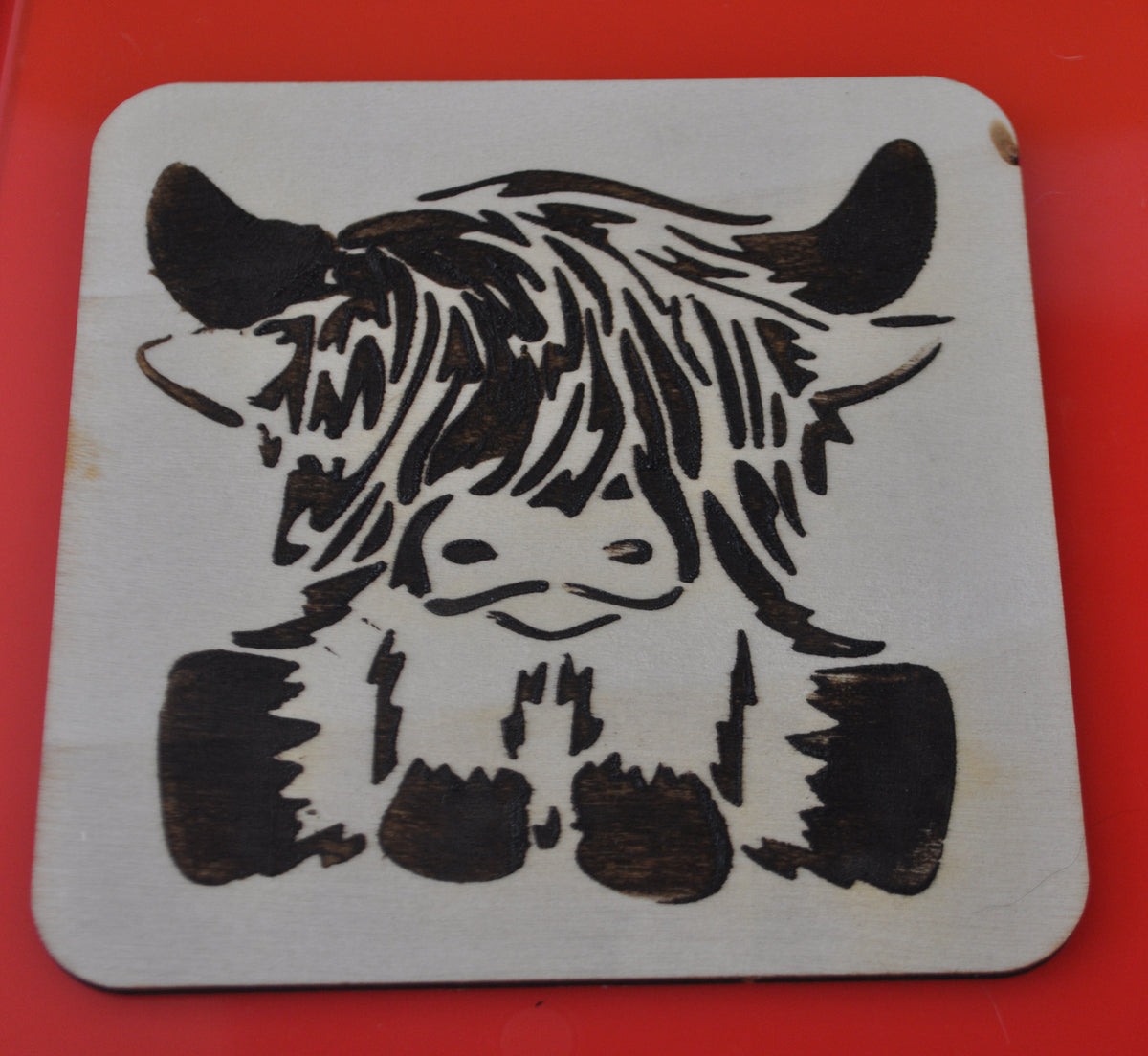 Highland Cow Coasters