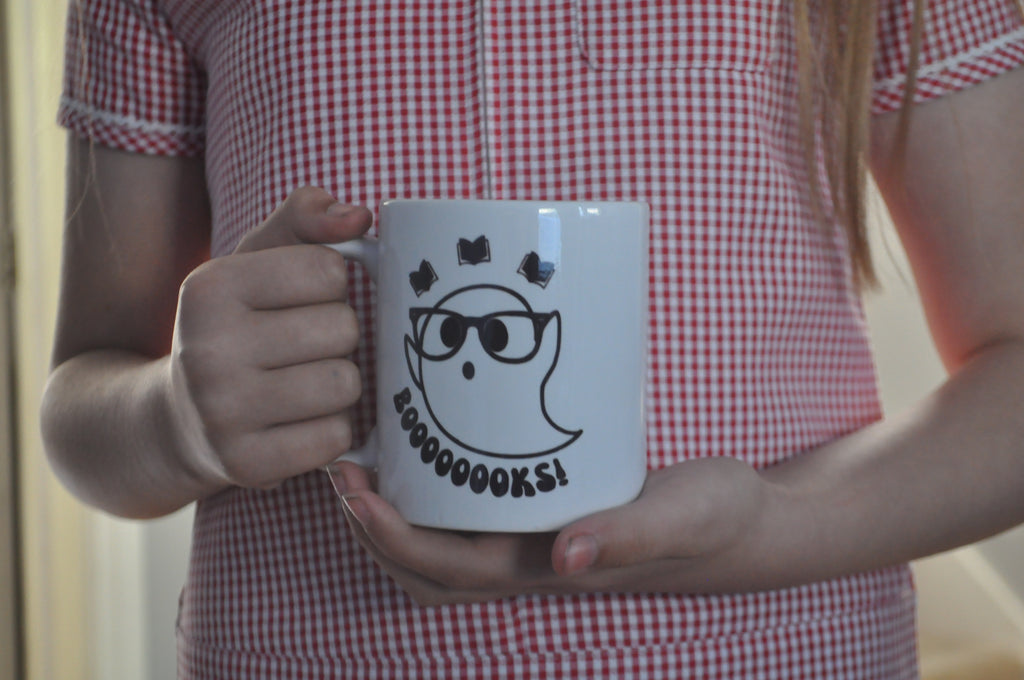 Book Ghost Mug