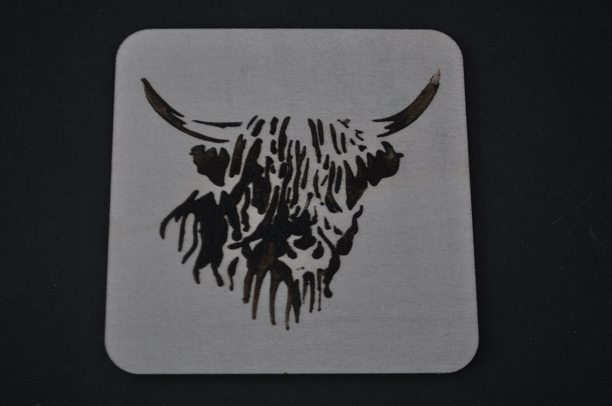 Highland Cow Coasters